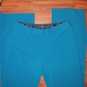 Tahari teal alice dress slacks Sz 4